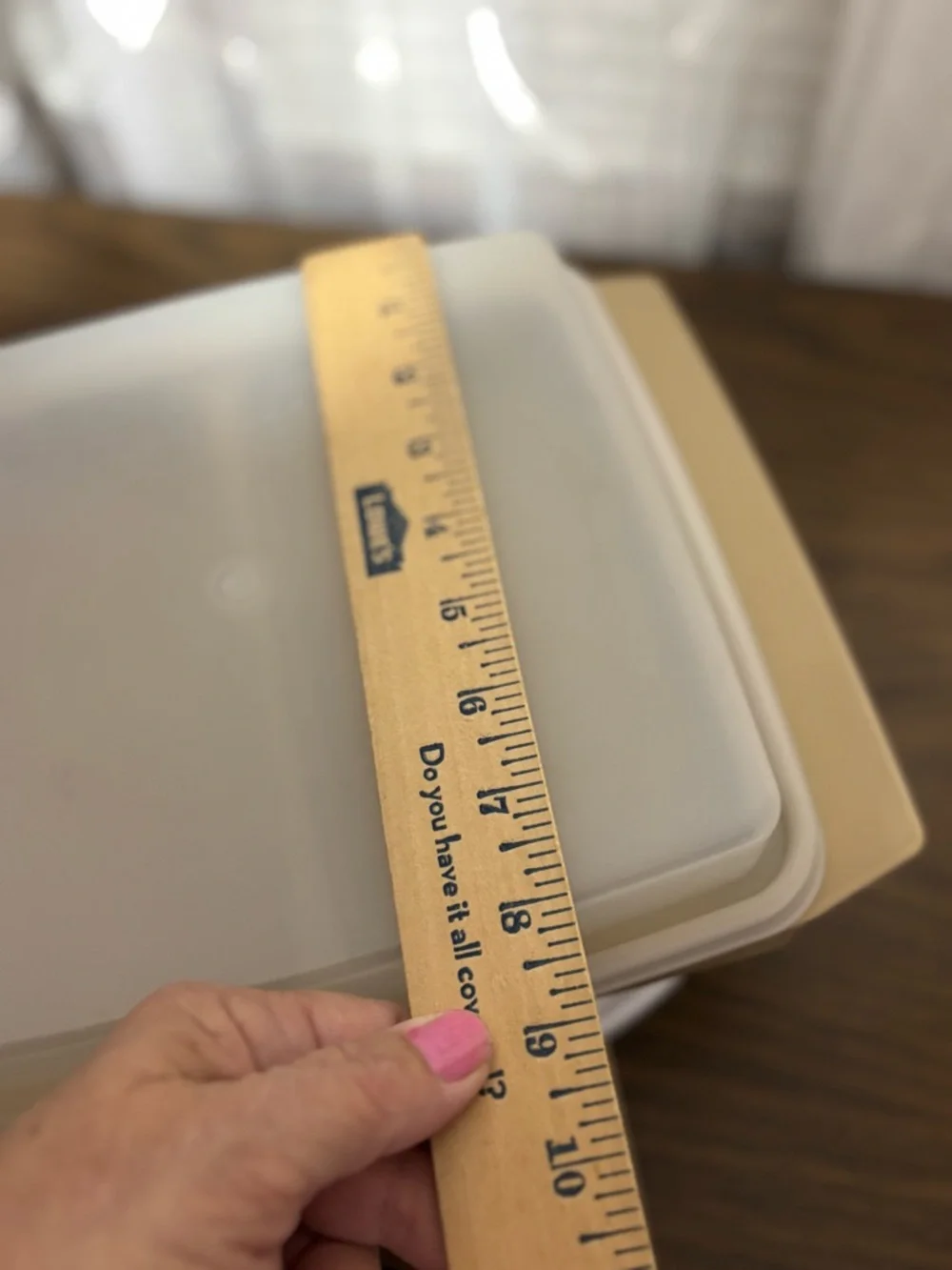 Tupperware 2 section serving tray with lid Vintage 9 x 12